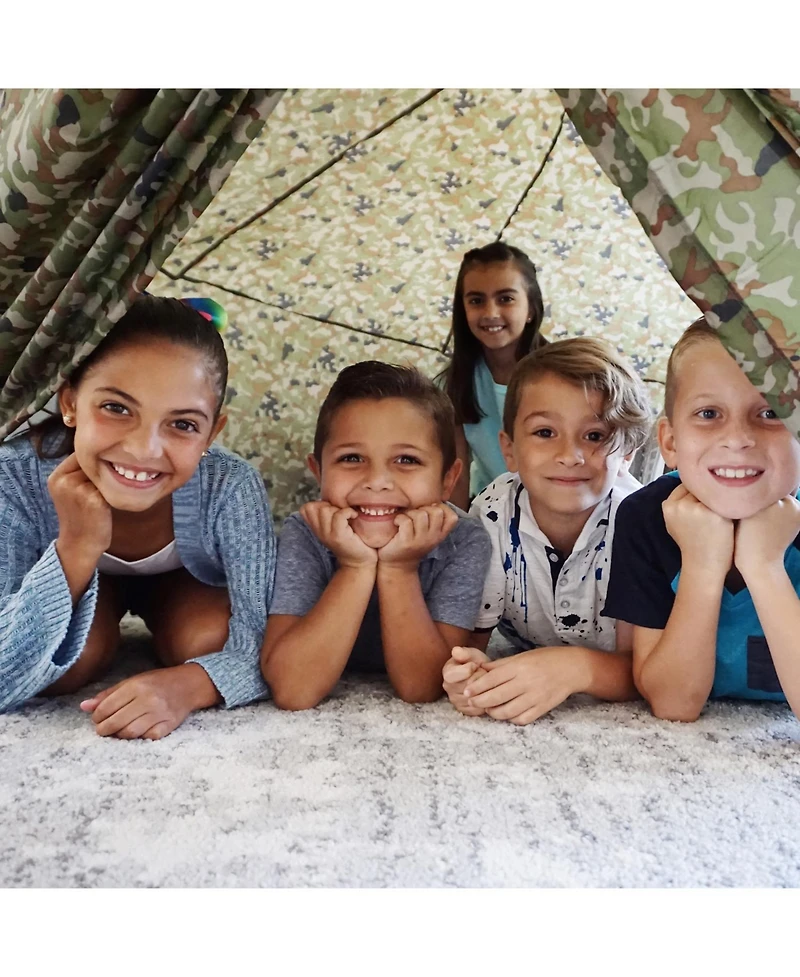 AirFort Jungle Camo Children's Indoor Play Tent with Easy Storage