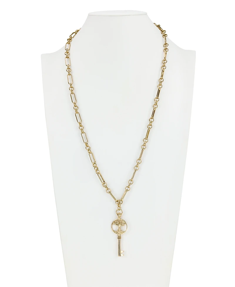 Patricia Nash Key to My Heart Collection Long Necklace