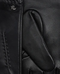 Lauren Ralph Pick Stitch Leather Gloves
