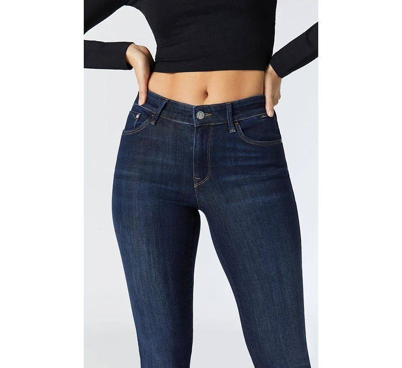 Mavi Jeans Women's Molly Mid Rise Bootcut Deep Supersoft