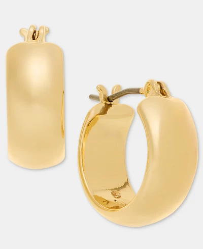 Karl Lagerfeld Paris Small Huggie Hoop Earrings, 0.54"