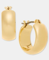 Karl Lagerfeld Paris Small Huggie Hoop Earrings, 0.54"