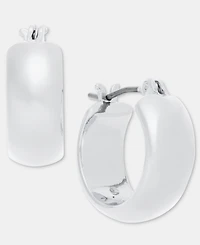 Karl Lagerfeld Paris Small Huggie Hoop Earrings, 0.54"