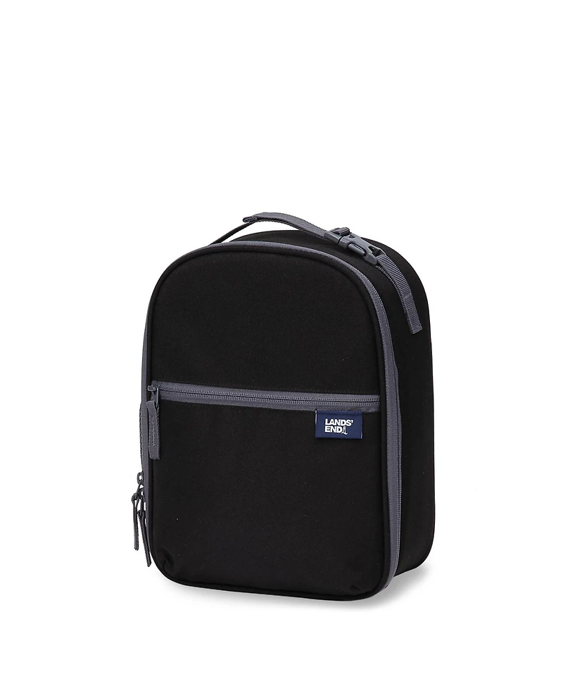 Lands' End Kids Insulated Soft Sided Solid Lunch Box