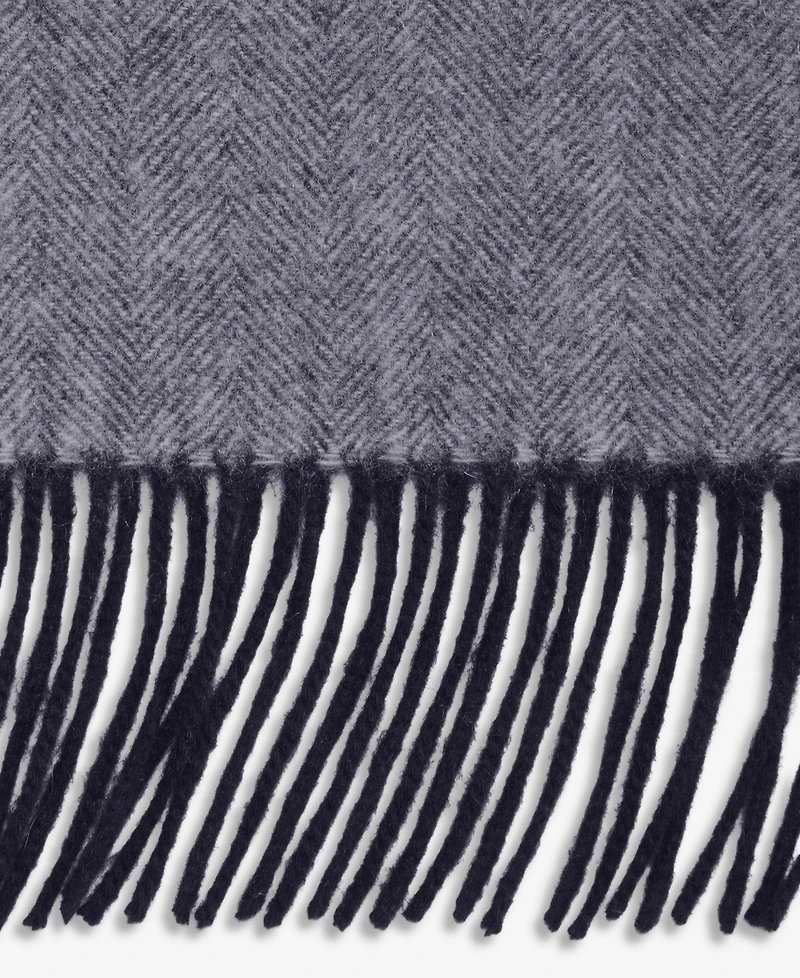 Club Room Men's Cashmere Herringbone Scarf, Macy's Exclusive