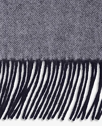 Club Room Men's Cashmere Herringbone Scarf, Macy's Exclusive