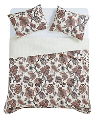 Cannon Chloe Jacobean 3-Piece Quilt Set, King