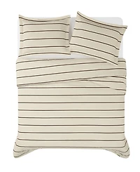 Brooklyn Loom Hayward Stripe 3-Piece Duvet Cover Set, King