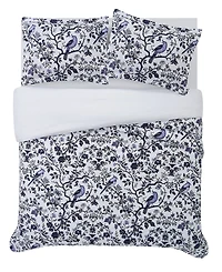 Brooklyn Loom Ava Floral 3-Piece Duvet Cover Set, King