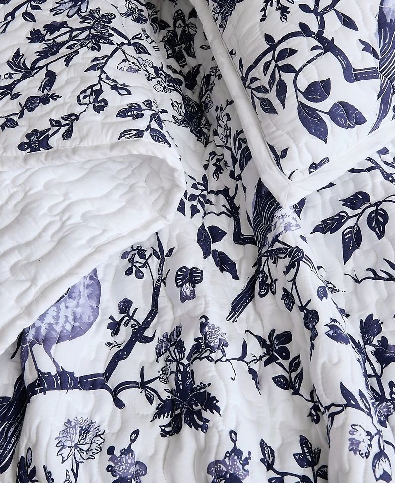 Brooklyn Loom Ava Floral 3-Piece Quilt Set, King