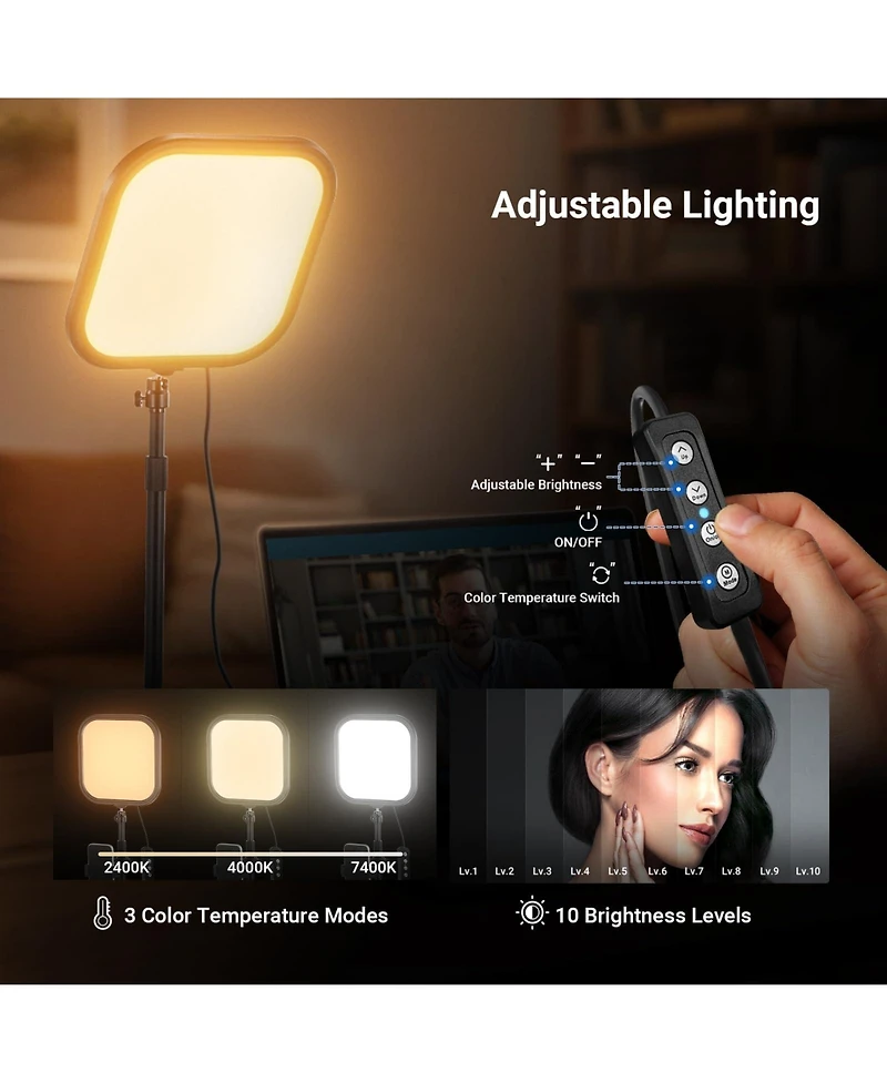 Neewer Ring Light with 15W, CRI95, Bi Color