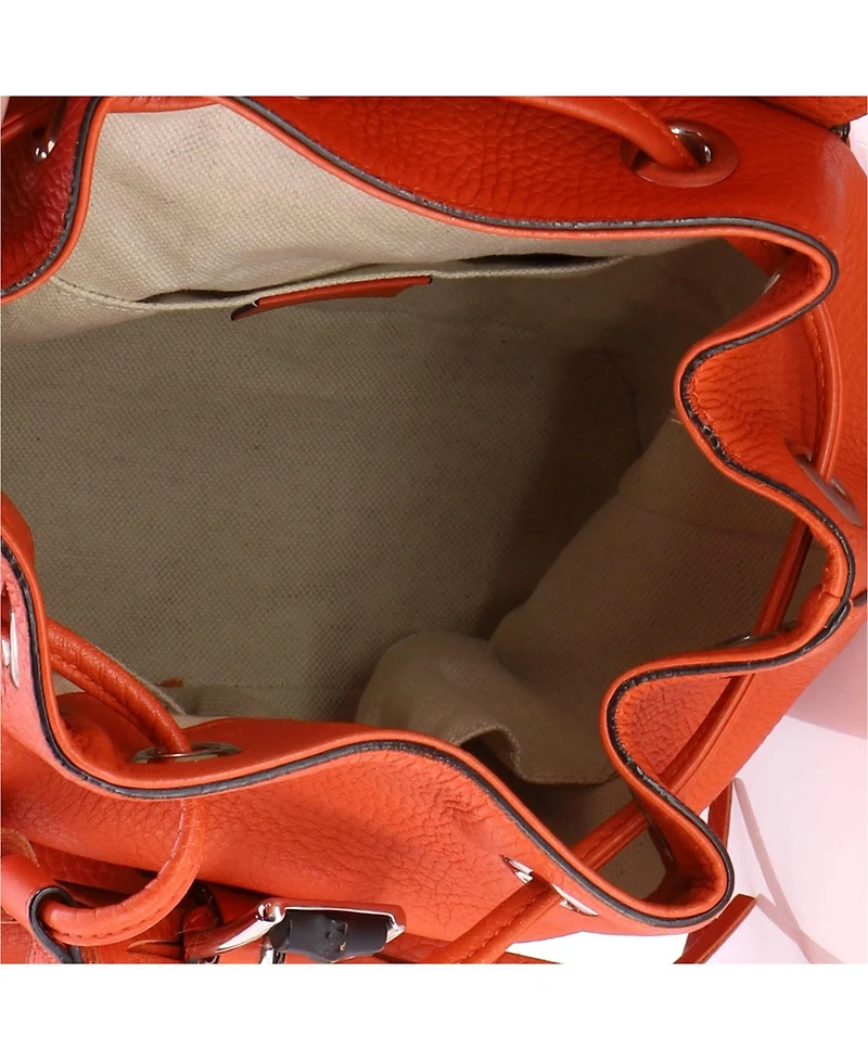 Pre-Owned Gucci Mini Bamboo Tassel Backpack Leather