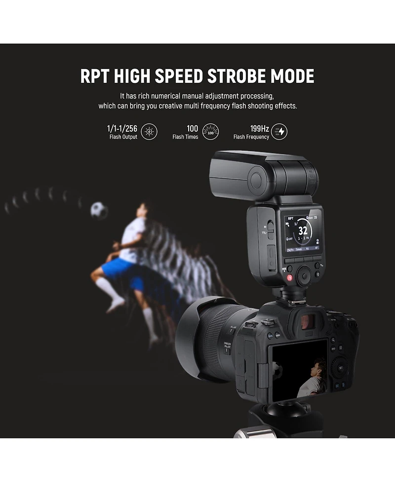 Neewer Z880-n Camera Flash with 76Ws, 2600mAh, Ttl