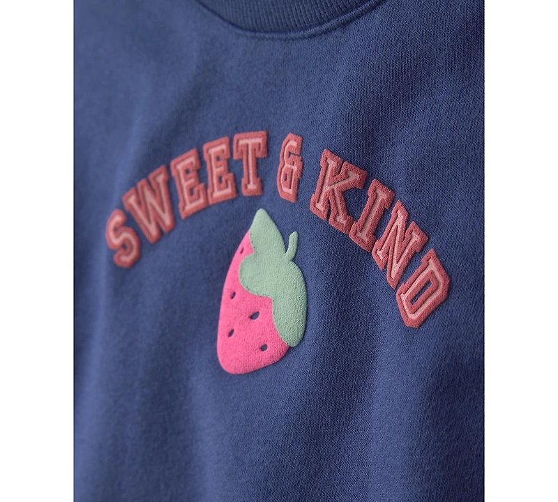 Carter's Baby Girls' Long-Sleeve Sweatshirt and Pants, 2-Piece Set