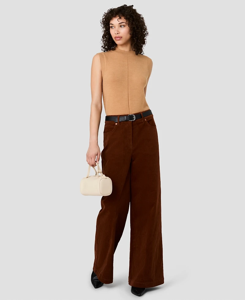 French Connection Women's Casey Corduroy Wide-Leg Pants