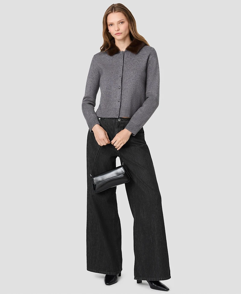 French Connection Women's Sloane Collar Button-Front Cardigan