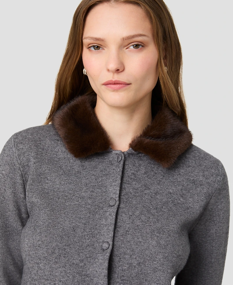 French Connection Women's Sloane Collar Button-Front Cardigan