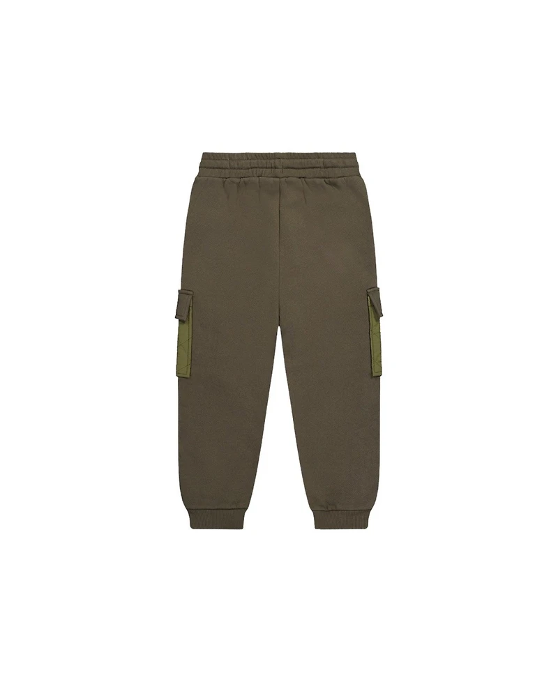 Deux par Toddler Boys (2T - 5T) Fleece Bi-Material Sweatpants