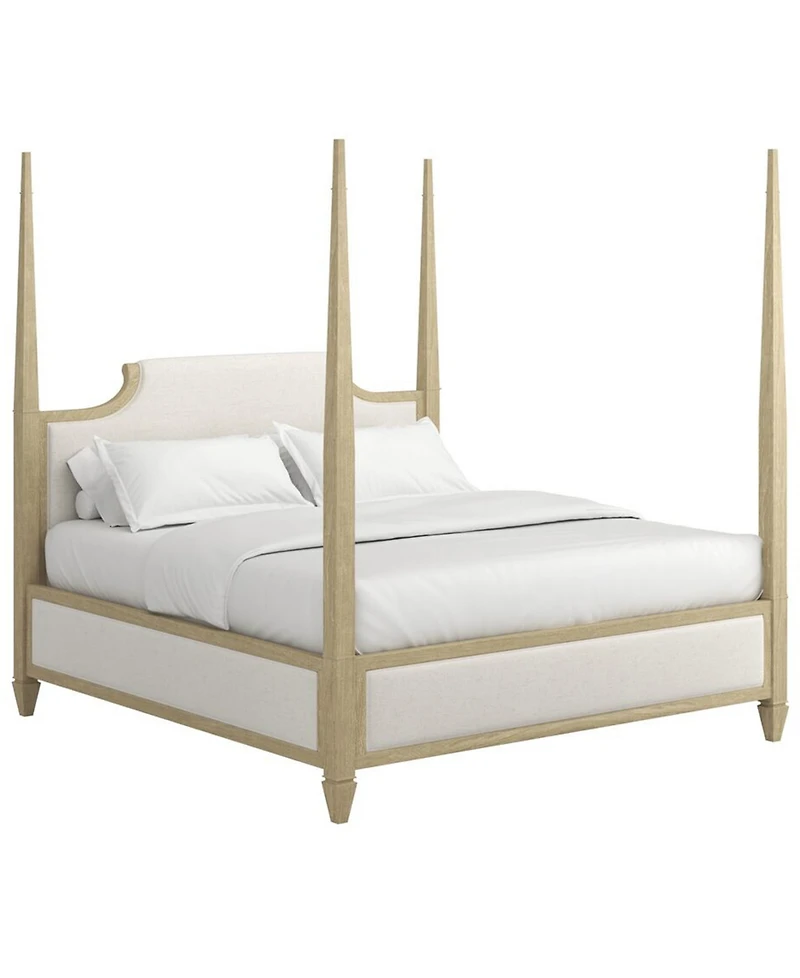 A.r.t. Furniture Eave 3-Piece Upholstered King Bedroom Set (Bed, Dresser & Nightstand)