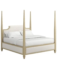 A.r.t. Furniture Eave 3-Piece Upholstered King Bedroom Set (Bed, Dresser & Nightstand)