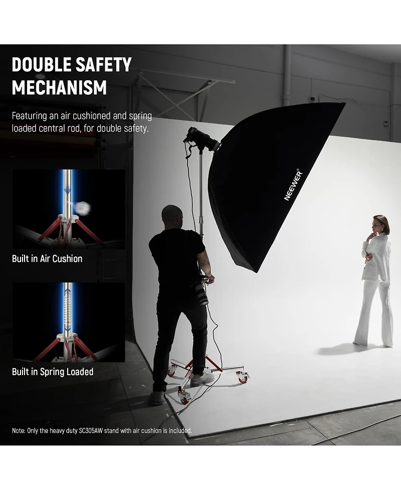 Neewer SC305AW Photography Light Stand with 10ft