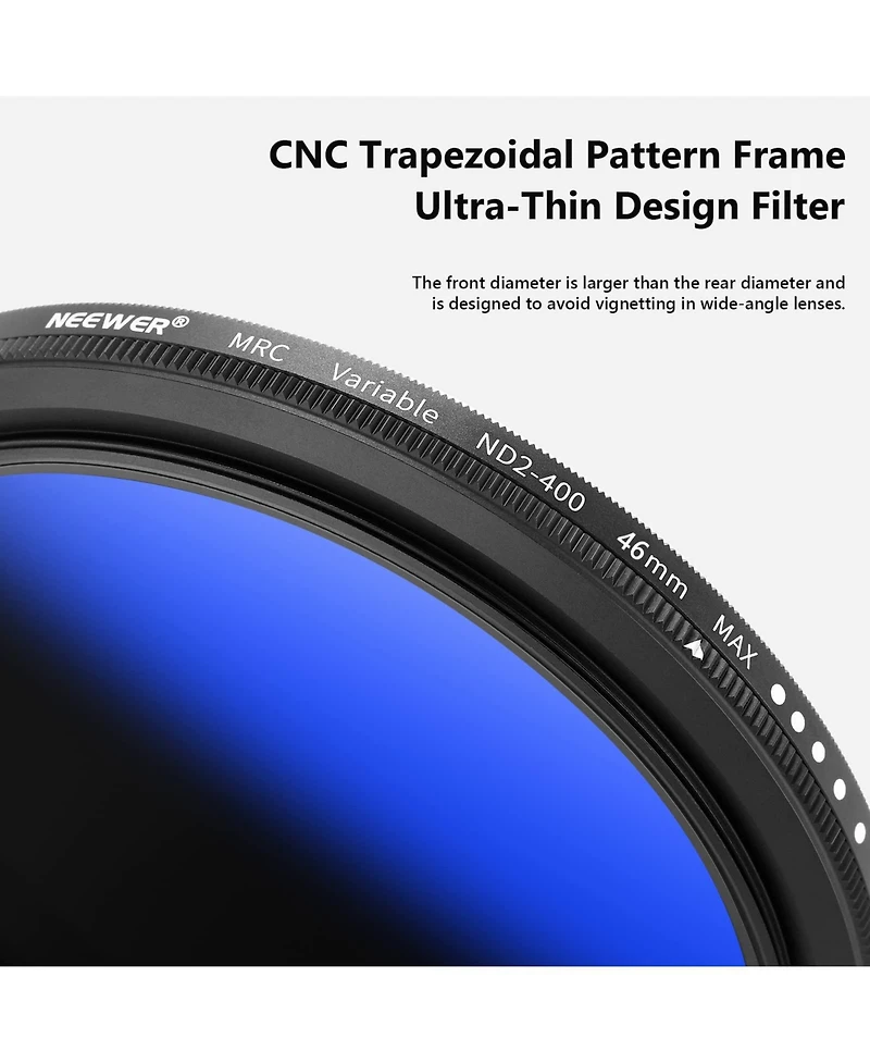 Neewer ND2-ND400 Camera Lens Accessory