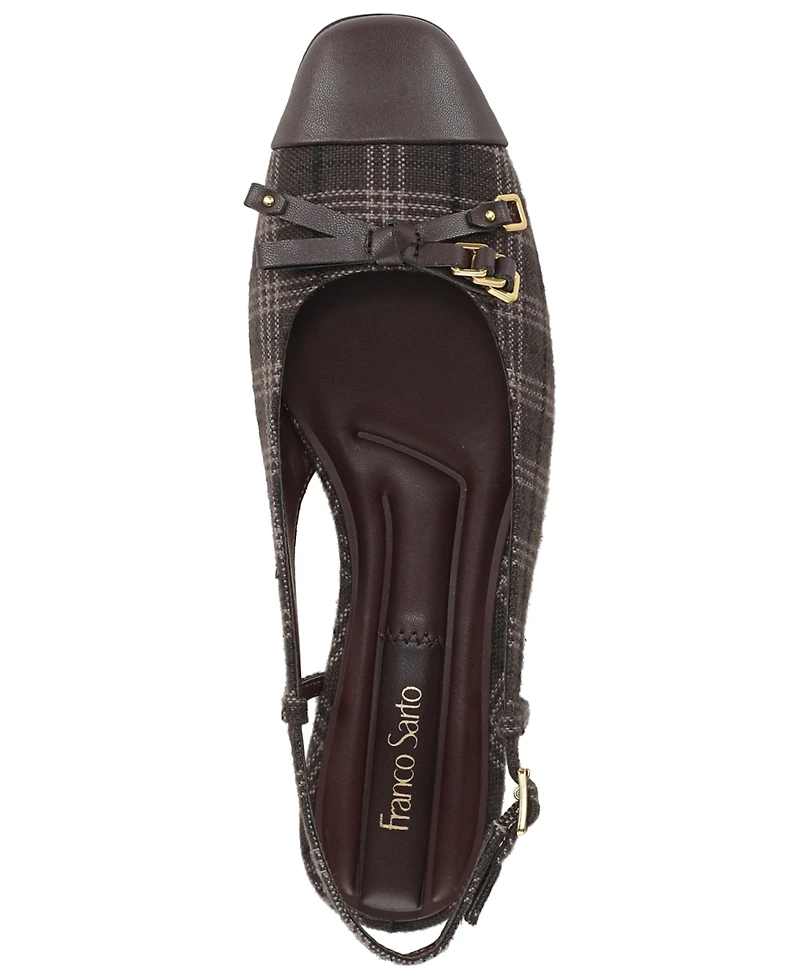 Franco Sarto Women's Square Toe Ballet Flats