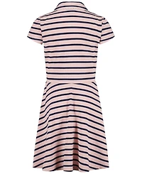 Tommy Hilfiger Girls' 7-16 Striped Polo Collar Dress