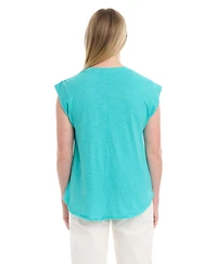 Wilt Women's Ruched Shoulder Tee