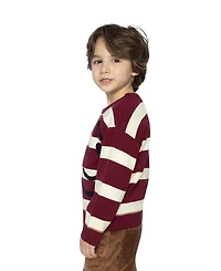 Deux par Toddler Boys (2T-5T) Knit Sweater Striped