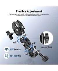 Neewer Gp-30 Camera Mounting Accessory for select GoPro, Dji and Insta360 action cameras