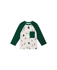 Deux par Deux Little Boys (6Y-8Y) Long Sleeve Raglan T-Shirt