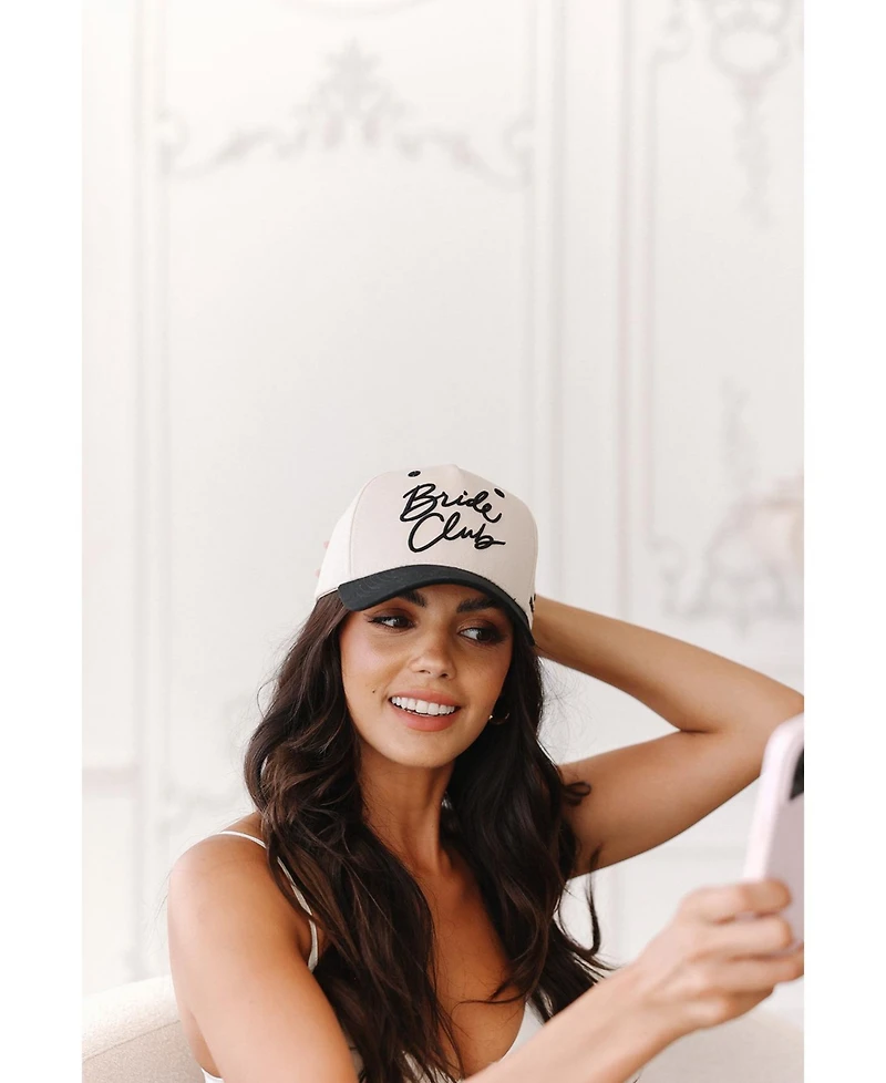 Untamed Petals Women's Bride Club Baseball Hat