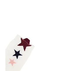 Deux par Deux Little and Big Girl (size 5-6 to 10-12) Socks Pale Dusty