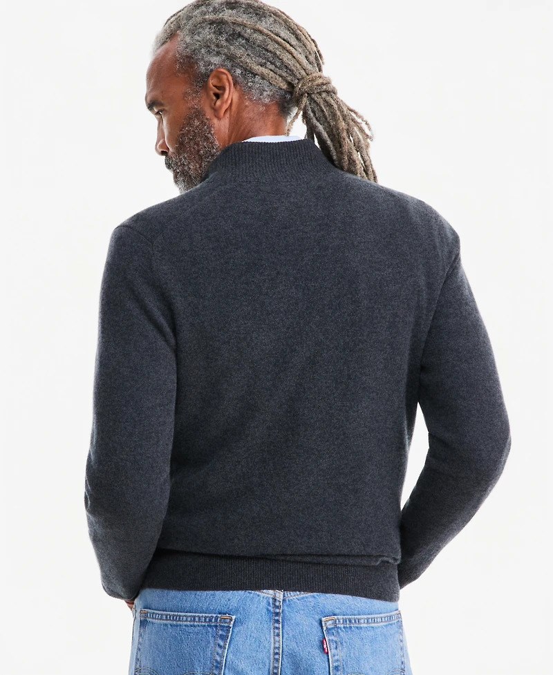 Club Room Men's Full-Zip Cashmere Sweater, Created for Macy's