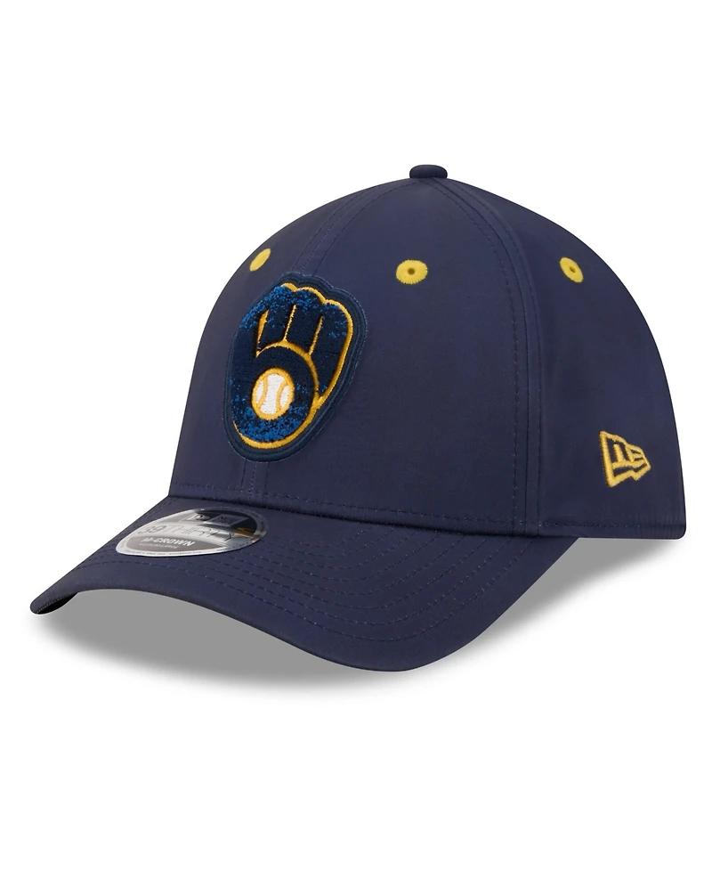 New Era Men's Navy Milwaukee Brewers 2026 Mlb All-Star Game Workout 39THIRTY M-Crown Flex Hat