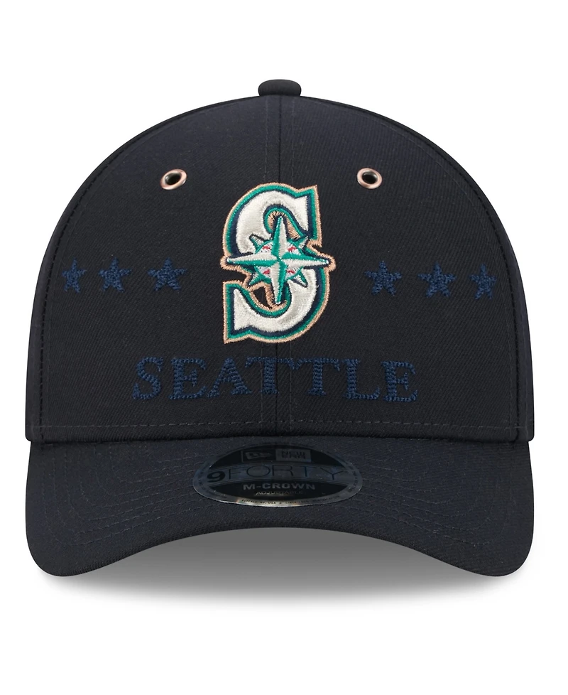 New Era Men's Navy Seattle Mariners 2026 Mlb All-Star Game 9FORTY Adjustable Hat