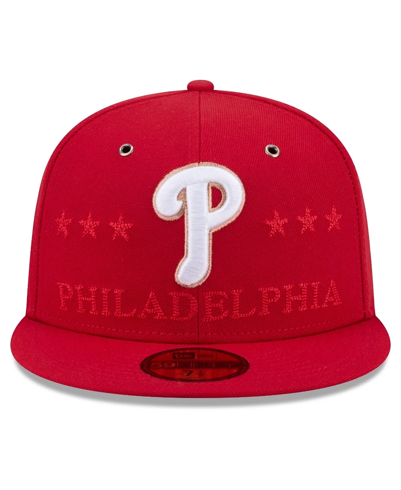 New Era Men's Red Philadelphia Phillies 2026 Mlb All-Star Game 59FIFTY Hat