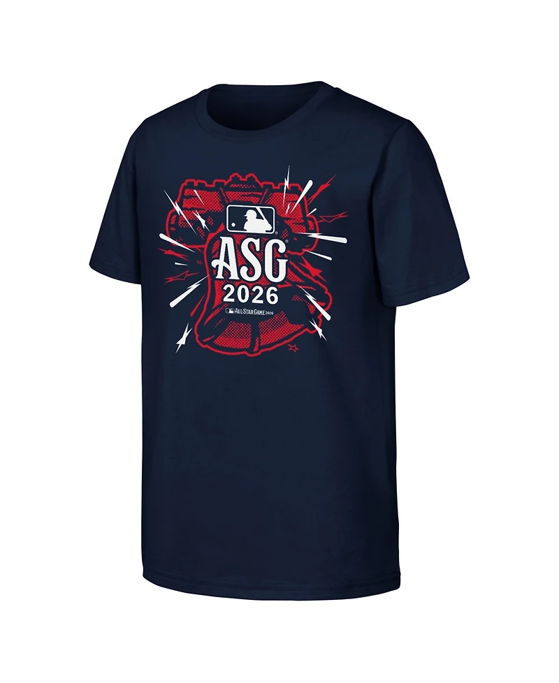 Outerstuff Big Boys and Girls Navy 2026 Mlb All-Star Game Loud Liberty T-Shirt