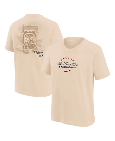 Nike Big Boys and Girls Natural 2026 Mlb All-Star Game Liberty Bell T-Shirt