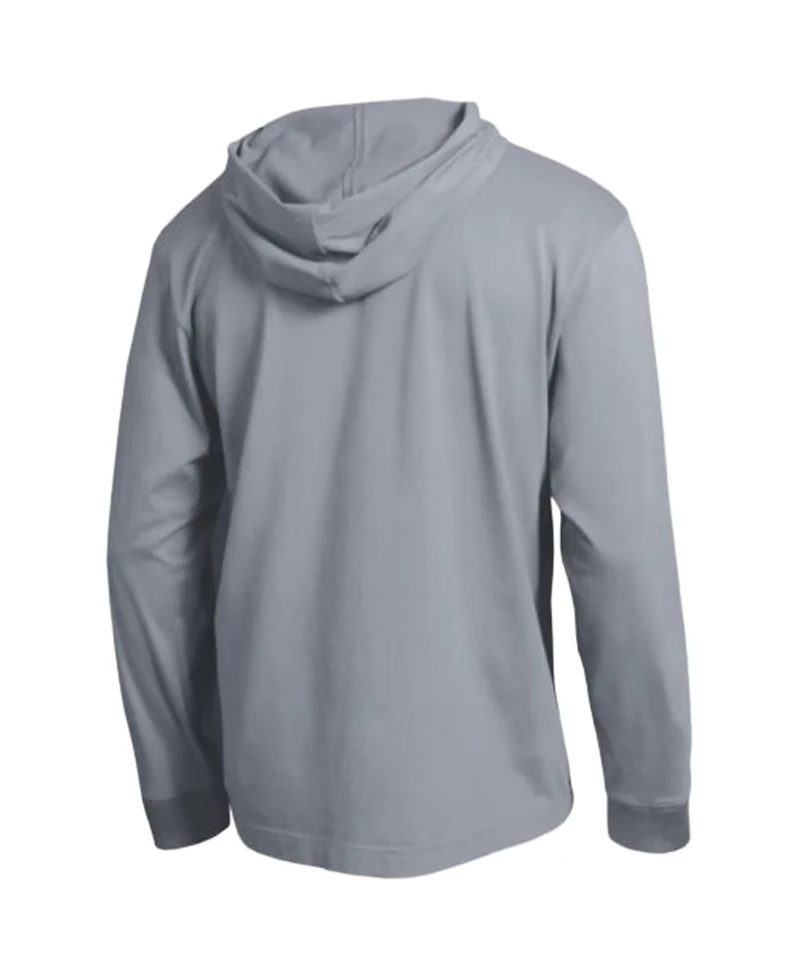 Champion Men's Heather Gray Cal Bears High Motor All-Star Long sleeves Hooded T-Shirt