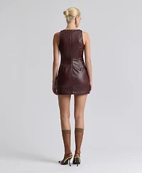 Avec Les Filles Women's Square-Neck Mini Dress