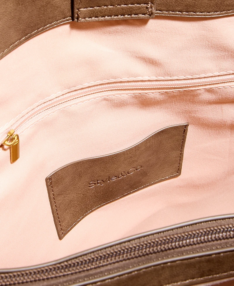 Style & Co Extra Large East West Tote, Macy's Exclusive