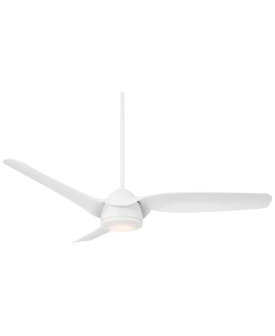 Casa Vieja 54" Sierra Modern Indoor Outdoor Ceiling Fan 3 Blade Led Light Remote Control Finish Bedroom Patio Damp Rated