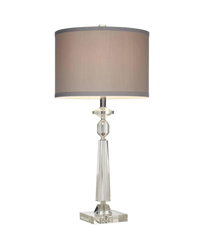 Vienna Full Spectrum Aline 27" Tall Geometric Modern Table Lamps Set of 2 Living Room Bedroom Bedside Nightstand