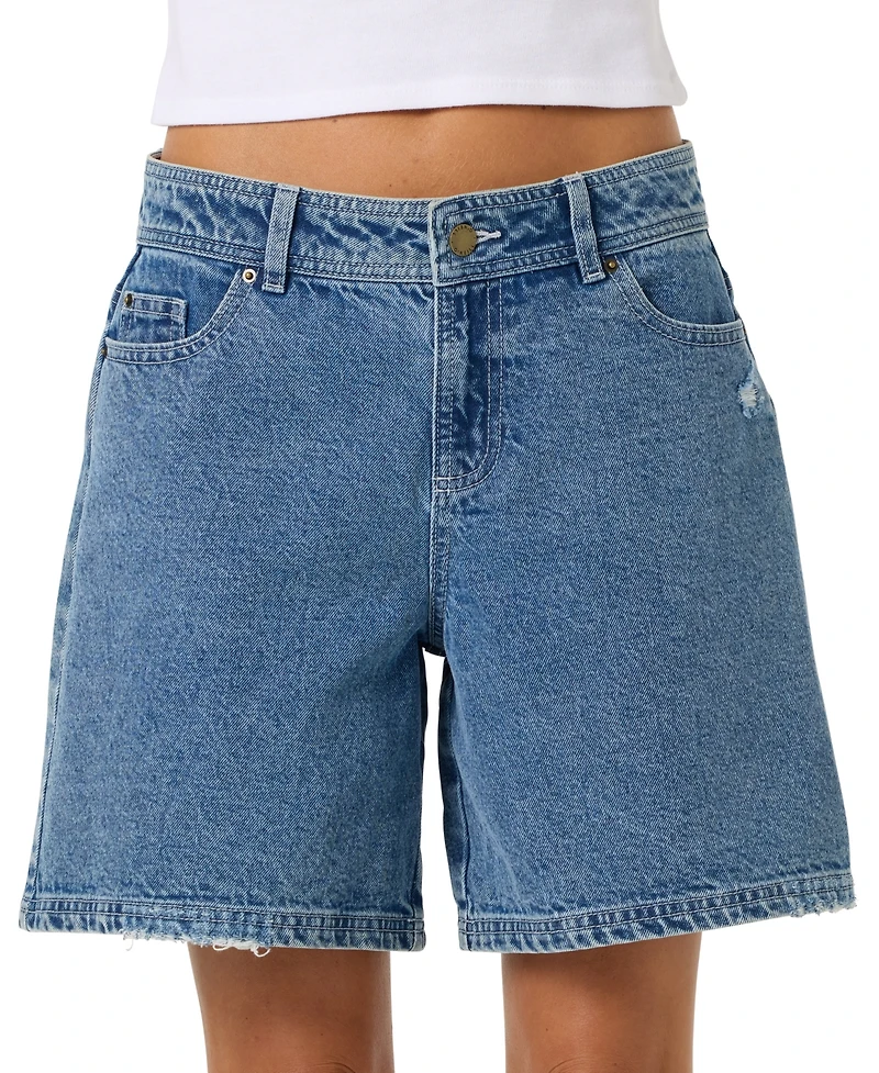 O'Neill Women's Nola Low-Rise Denim Shorts