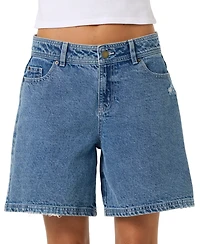 O'Neill Women's Nola Low-Rise Denim Shorts