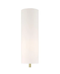 Possini Euro Design Moderne Mid Century Modern 62" Tall Standing Floor Lamp Droplet Foot Switch Metal Soft Finish Living Room