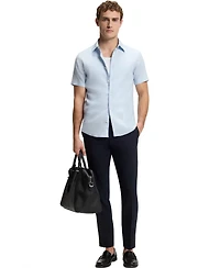 Boss by Hugo Boss Men's Stretch Linen Slim-Fit Shirt