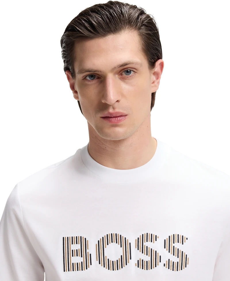 Boss by Hugo Men's Cotton-Jersey Regular-Fit T-Shirt